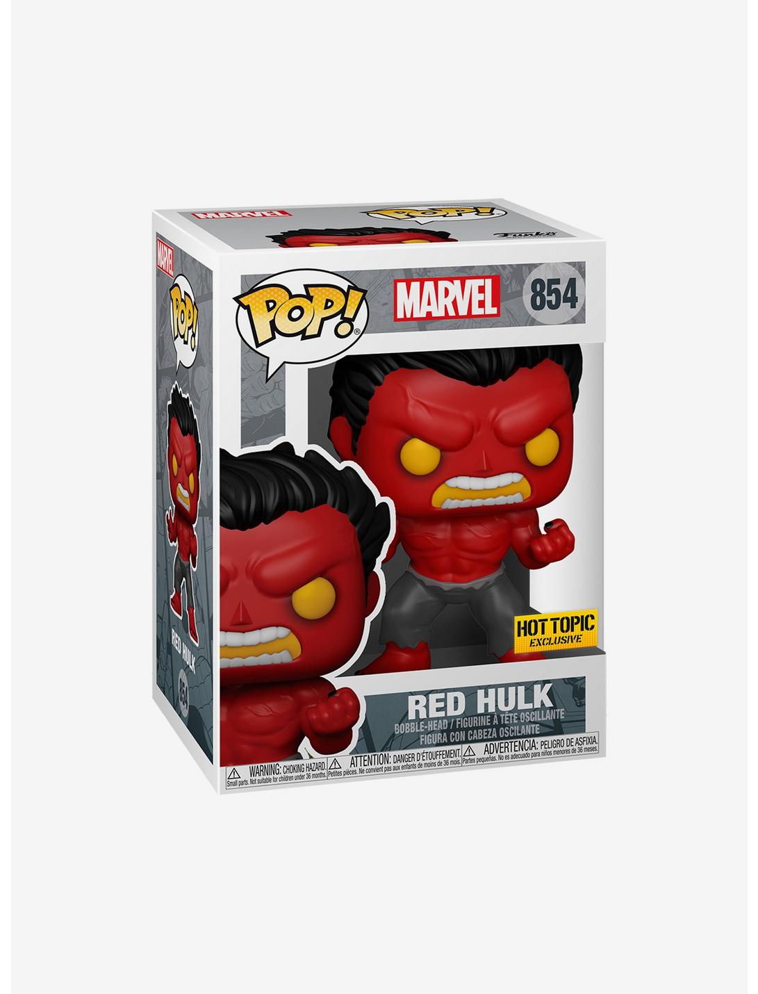 Funko Pop! Marvel Red Hulk #854 Hot Topic Exclusive COMMON